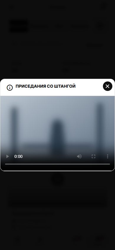 Воспроизведение приседа